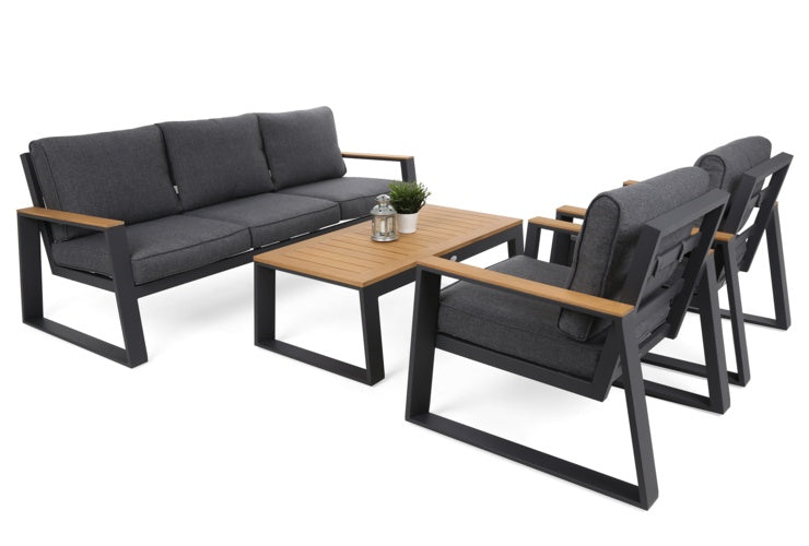 Load image into Gallery viewer, Rimini Garden Furniture Set | Dark Grey | 340378
