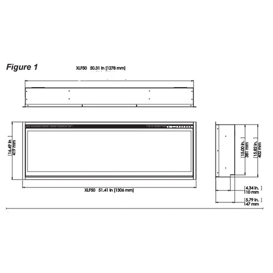 Dimplex Ignite Integrated Electric Fire | 50" | XLF50EU