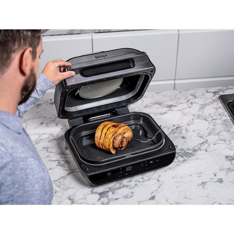 Завантажте зображення в засіб перегляду галереї, Ninja Foodi Health Grill and Air Fryer with Smart IQ | AG551UK

