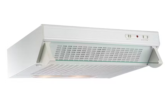 Airstream Twin Motor Cooker Hood | 60cm | White | AIRTVH60WHITE