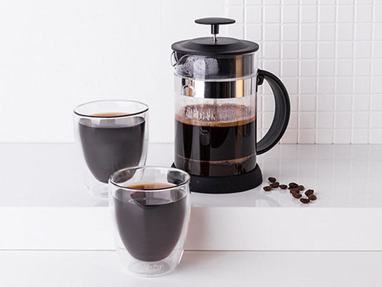 Altom Andrea Set of Tea and Coffee Maker with 2 Pcs Borosilicate Glass | 800ml | 020302363
