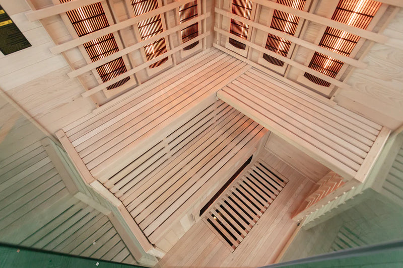 Załaduj obraz do przeglądarki galerii, Tribe Saunas Athens 3 Corner Infrared Sauna
