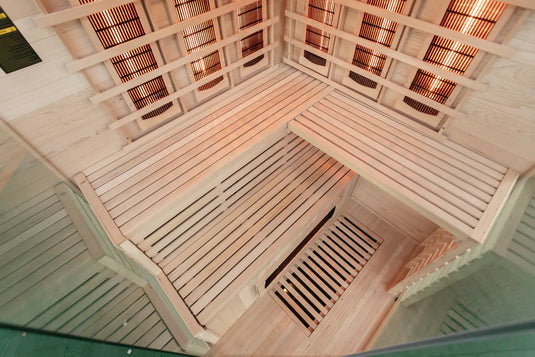 Tribe Saunas Athens 3 Corner Infrared Sauna