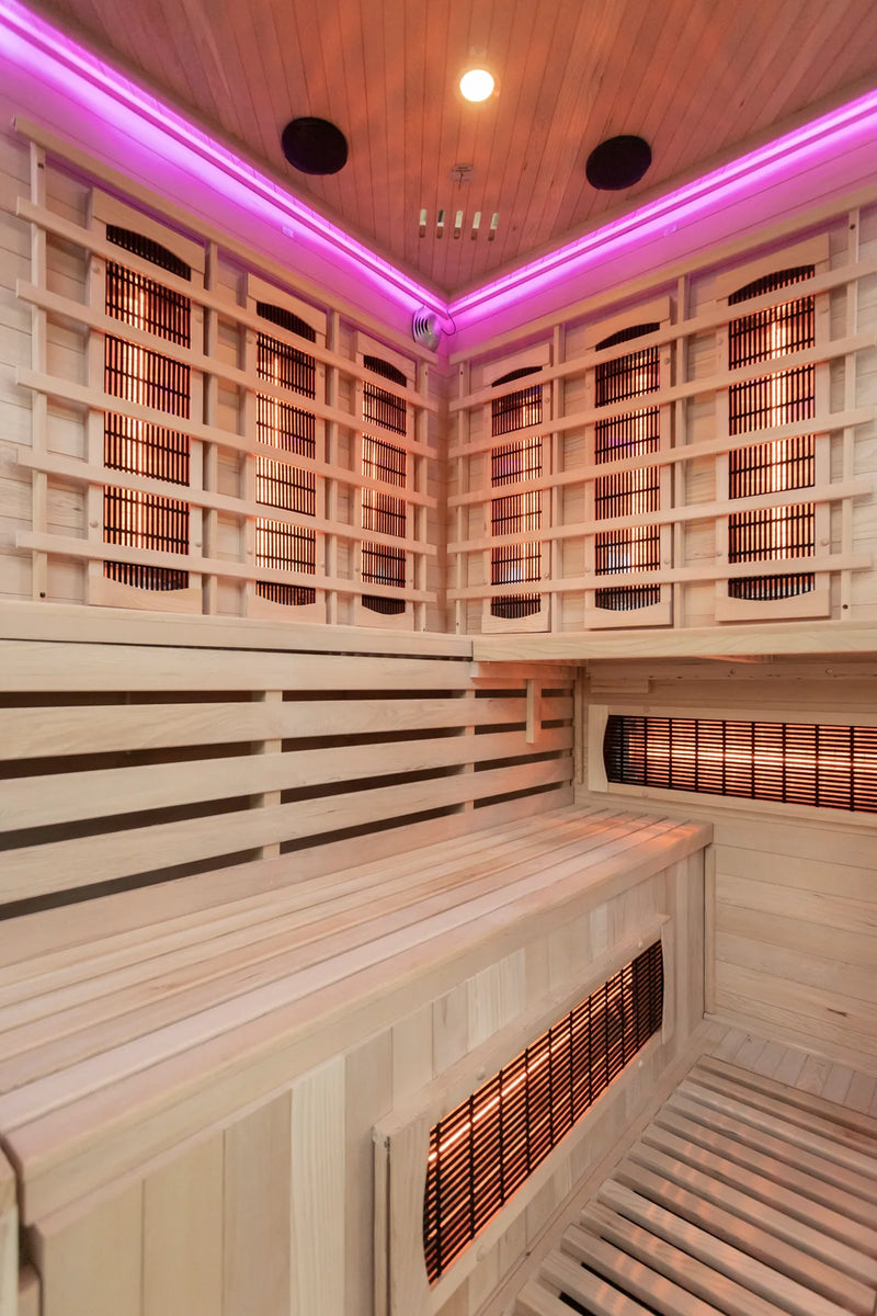 Załaduj obraz do przeglądarki galerii, Tribe Saunas Athens 3 Corner Infrared Sauna
