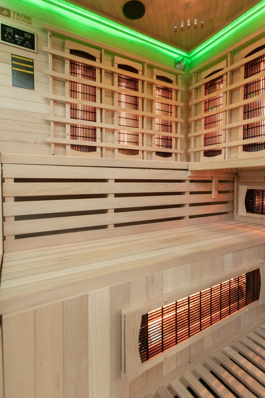 Tribe Saunas Athens 3 Corner Infrared Sauna