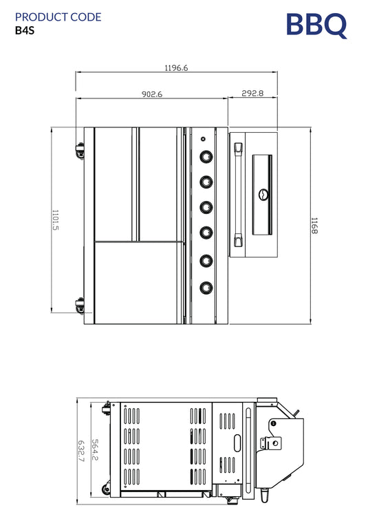 Henley Outdoor Kitchen Stainless Steel 3 Parts (Cds-Cf1-B4s) | Steel | ZH411BF