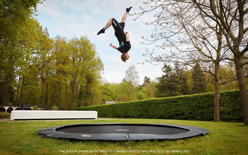 Load image into Gallery viewer, Berg Elite Flatground Trampoline | 430CM/ 14FT | Grey | 38.34.03.01
