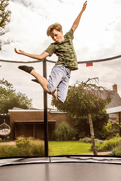 Berg Ultim Favorit Regular Trampoline | 280CM/ 9FT | Safety Net | Grey | 32.25.62.31
