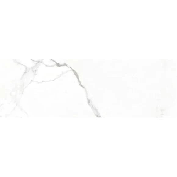 white glossy B&W star tile 30x90cm