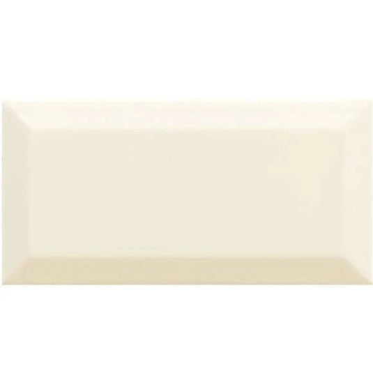 10x20cm Bissel tile in the colour cream