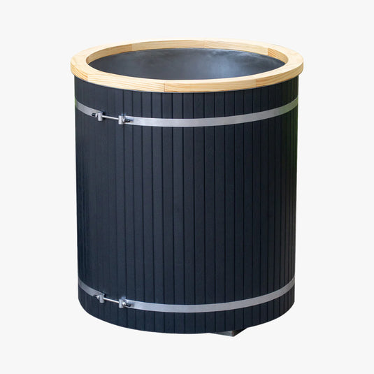 Tribe Boost Ice Bath | Black Wpc Plastic Panels | Stainless Steel Tank
