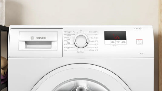 Bosch Series 2 Washing Machine | 8KG | 1400 Spin | White | WGE03408GB
