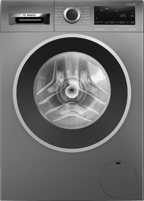 Bosch Series 6 Washing Machine | 9KG | 1400 Spin | Graphite | WGG244ZCGB