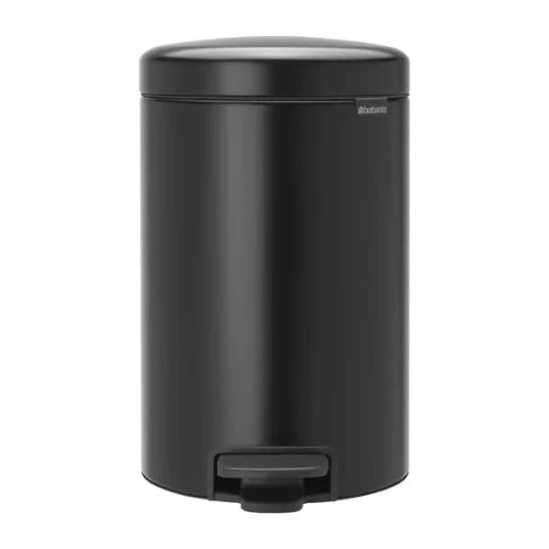 Brabantia Newlcon Pedal Bin | 5L | Black | 112928