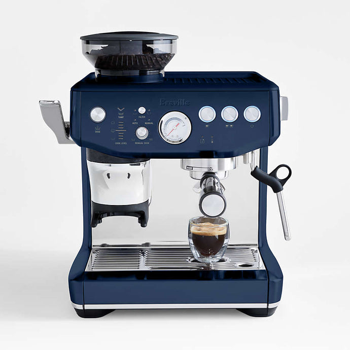 Sage The Barista Express Impress Coffee Machine | Damson Blue | SES876DBL4GUK1