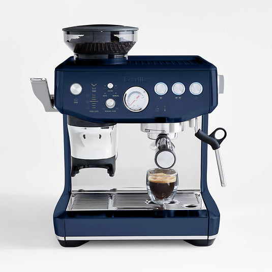 Sage The Barista Express Impress Coffee Machine | Damson Blue | SES876DBL4GUK1