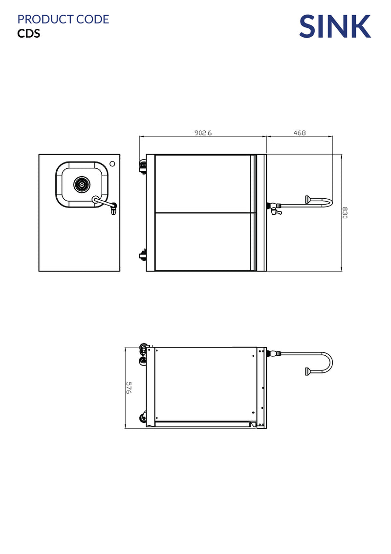 Load image into Gallery viewer, Henley Outdoor Kitchen Stainless Steel 3 Parts (Cds-Cf1-B4s) | Steel | ZH411BF
