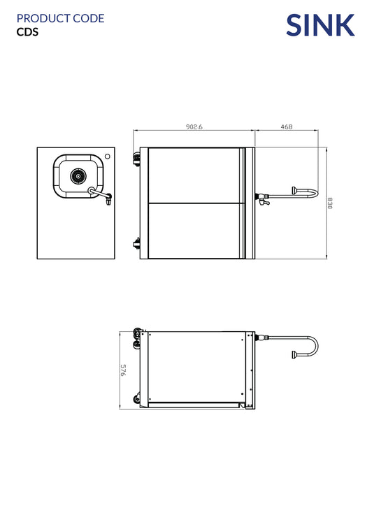 Henley Outdoor Kitchen Stainless Steel 3 Parts (Cds-Cf1-B4s) | Steel | ZH411BF