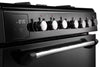 Rangemaster Cooker Classic 60 | Dual Fuel | Black | Chrome Trim | 128080 | CLA60DFFBL/C