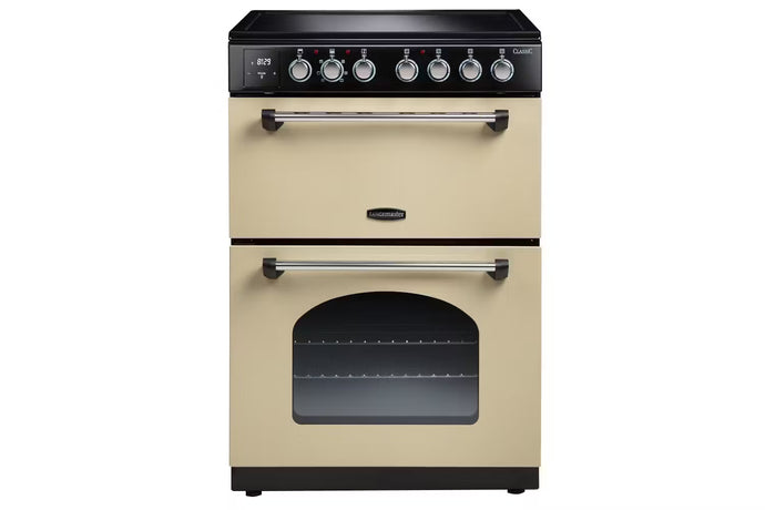 Rangemaster Classic 60cm | Ceramic | Cream with Chrome trim | 128110 | CLA60ECCR/C