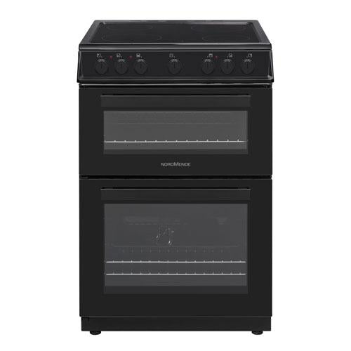 NordMende 60cm Ceramic Electric Cooker | Black | CTEC62BK