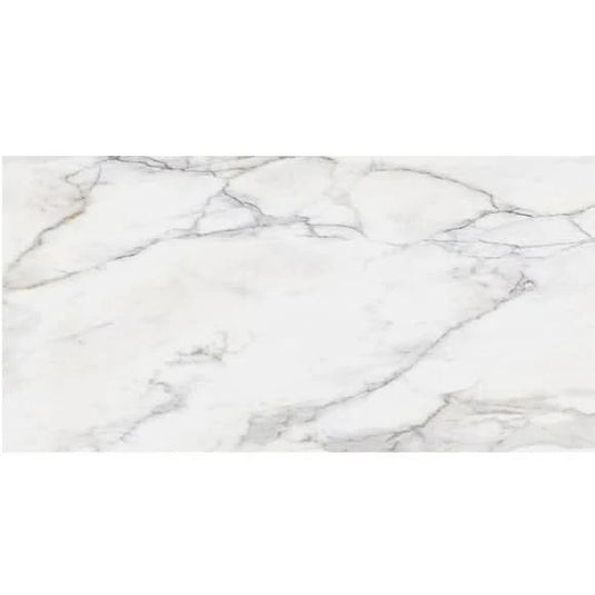 calacatta tile in white, 40x80cm