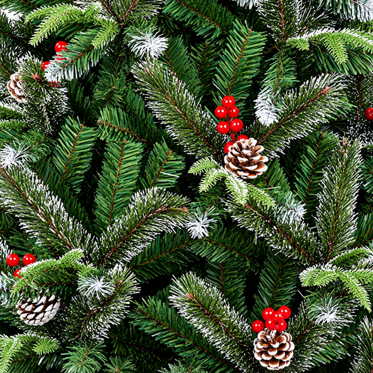 Amal Premier Pre-Lit New Jersey Spruce with 150 Multi Action Warm White LEDs - 1.5m | 302110