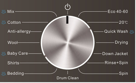 Powerpoint Washer Dryer | 8KG/5KG | 1400 Spin | Lava Grey | P328514MLG