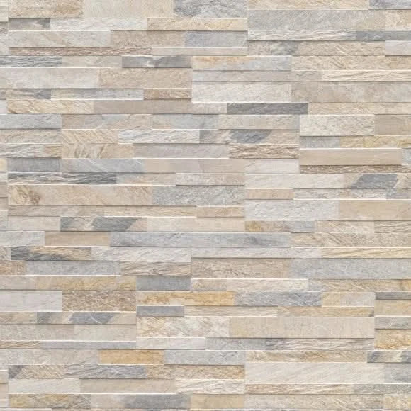 cubics tile in beige, 15x61cm