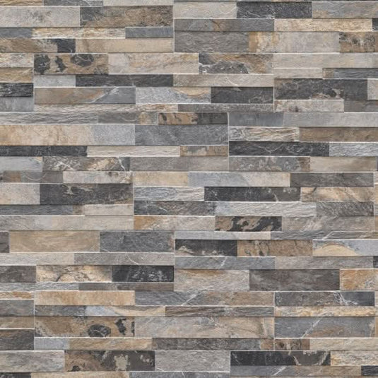 cubics tile in multicolour, 15x61cm