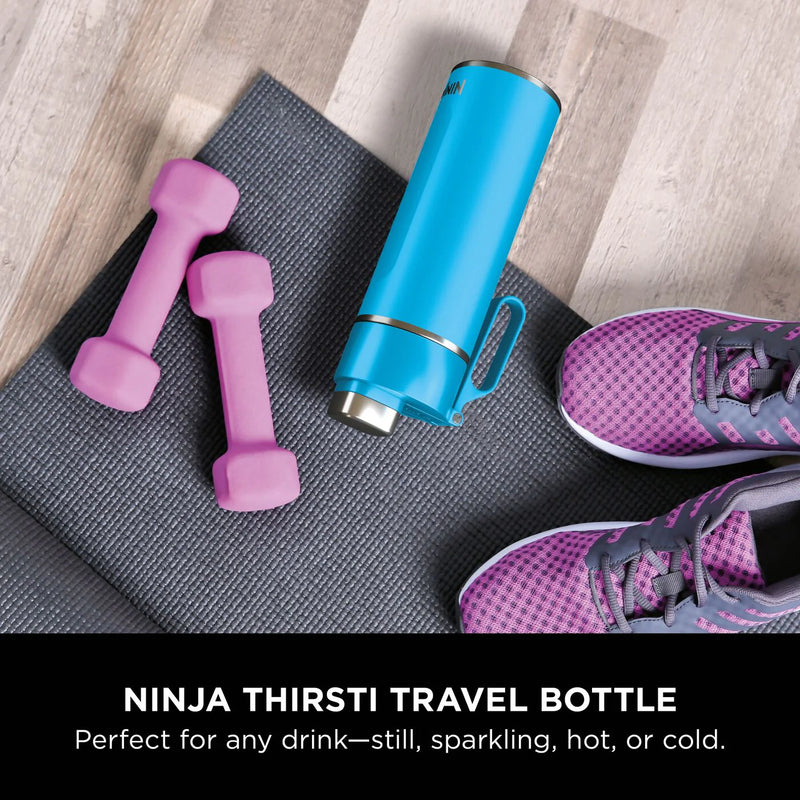 Załaduj obraz do przeglądarki galerii, Ninja Thirsti 530 ml Travel Bottle | Tropical Blue | DW1801EUUKSB
