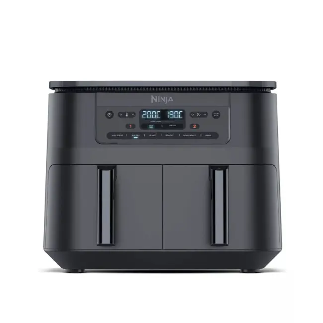 Ninja 6-in-1 Dual Airfryer 7.6L | Gunmetal Grey | DZ300UK