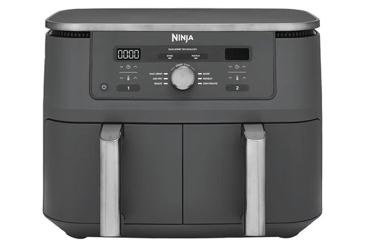 Ninja MAX 6-in-1 Dual Air Fryer | 9.5L | Gun Metal Grey | DZ400UK