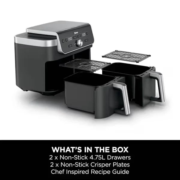 Załaduj obraz do przeglądarki galerii, Ninja Foodi Dual Zone Air Fryer | 9.5L | DZ901
