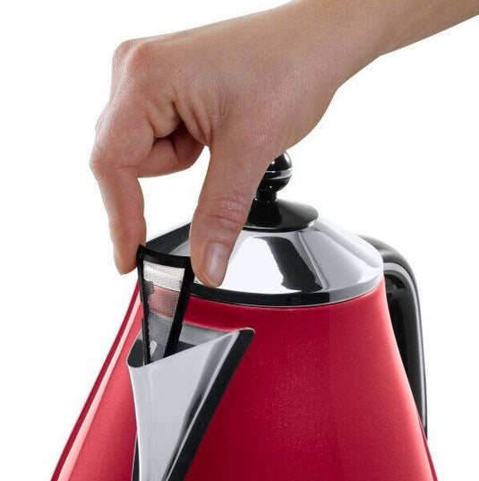 DeLonghi Icona Micalite Kettle | 1.7L | Red | KBOM3001R