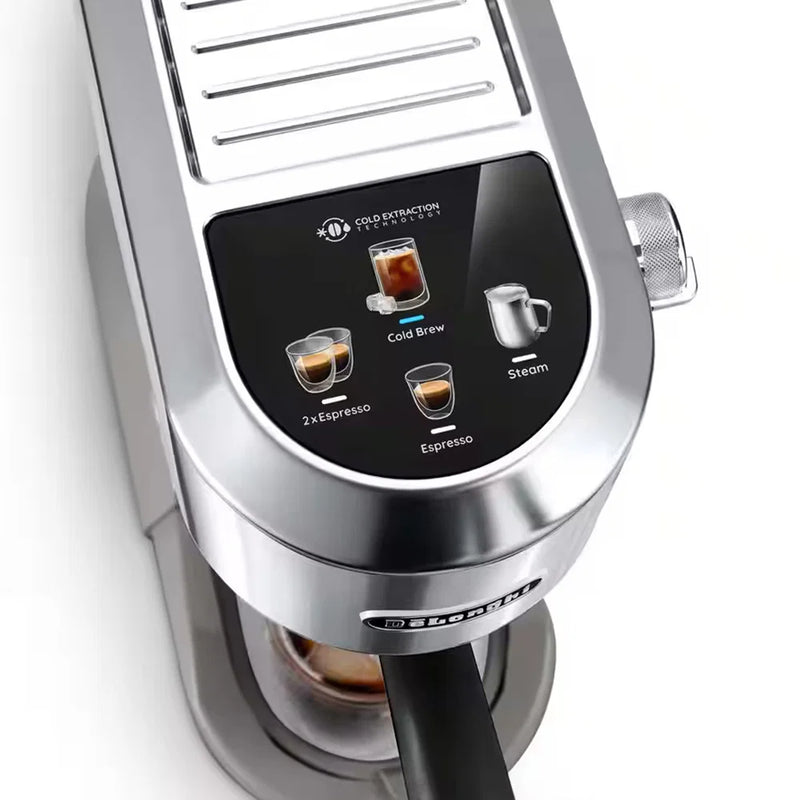 Load image into Gallery viewer, DeLonghi Dedica Duo Espresso Coffee Machine | Silver | EC890.M
