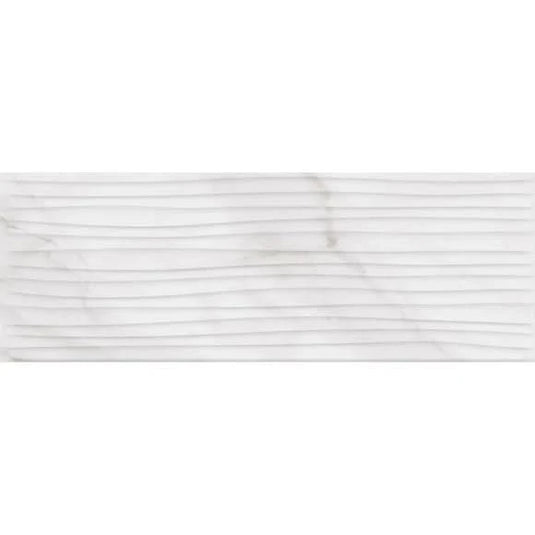 essential tile in white decor, 25x70cm