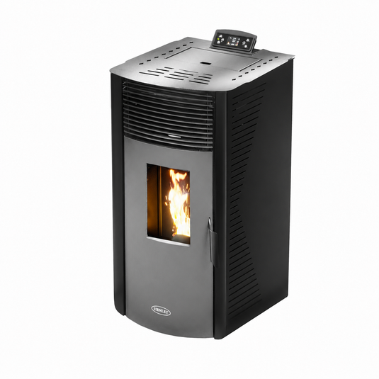 Henley Elm 12KW Wood Pellet Stove | Black | STP017