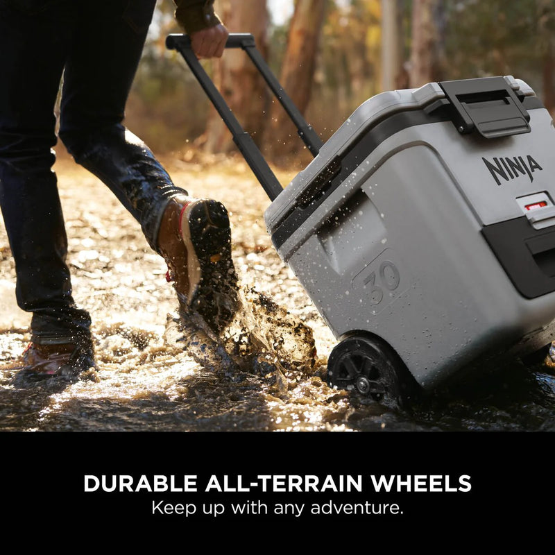 Load image into Gallery viewer, Ninja FrostVault 30QT/28L Wheeled Cooler with Dry Zone | Slate Grey | FB230UKGY
