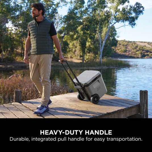 Ninja FrostVault 30QT/28L Wheeled Cooler with Dry Zone | Slate Grey | FB230UKGY