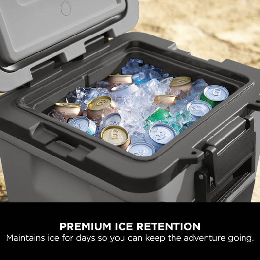 Ninja FrostVault 30QT/28L Wheeled Cooler with Dry Zone | Slate Grey | FB230UKGY