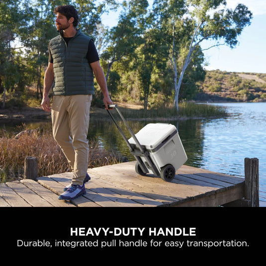 Ninja FrostVault 30QT/28L Wheeled Cooler with Dry Zone | Cloud White | FB230UKWH