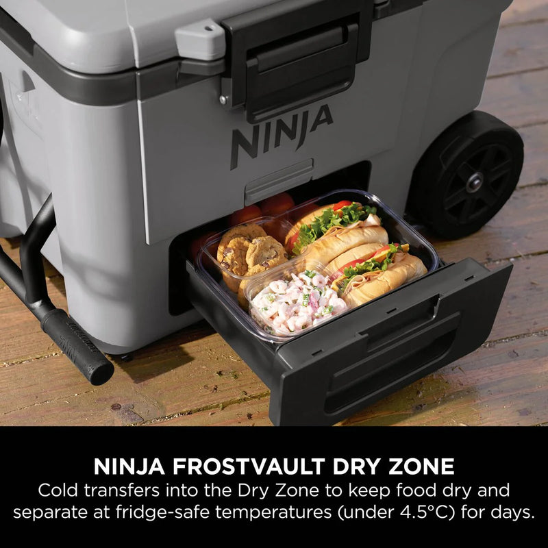 Load image into Gallery viewer, Ninja FrostVault 45QT/42L Wheeled Cooler with Dry Zone | Slate Grey | FB245UKGY
