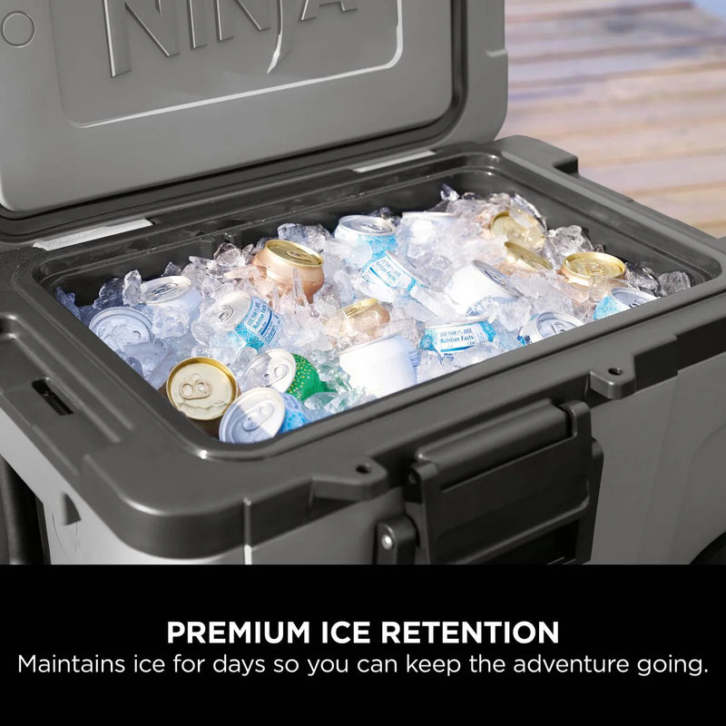 Load image into Gallery viewer, Ninja FrostVault 45QT/42L Wheeled Cooler with Dry Zone | Slate Grey | FB245UKGY
