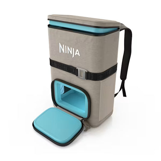 Ninja FrostVault Go 17 litre 24-Can Backpack Soft Cooler | Birch Beige | FF124EUUKCS