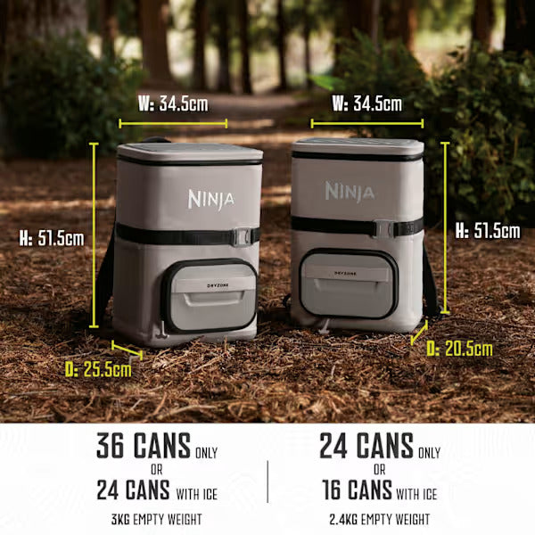 Load image into Gallery viewer, Ninja FrostVault Go 17 litre 24-Can Backpack Soft Cooler | Birch Beige | FF124EUUKCS
