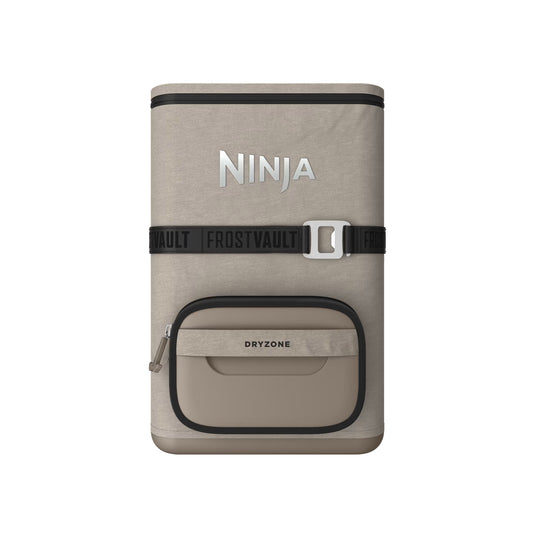 Ninja FrostVault Go 23 litre 36-can Backpack Soft Cooler | Birch Beige | FF136EUUKCS