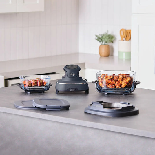 Ninja CRISPi 4-in-1 Portable Glass Air Fryer | Grey | FN101UKGY