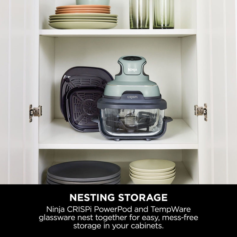 Завантажте зображення в засіб перегляду галереї, Ninja Crispy 4-in-1 Portable Glass Air Fryer | Green | FN101UKSG
