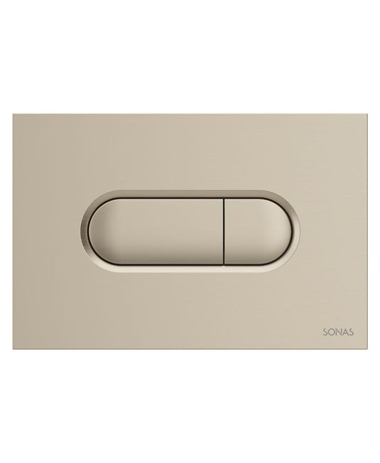 Sonas Urban Dual Flush Plate | Brushed Nickel | USW0605